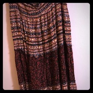 Mossimo Supply Co Festival Crinkle Maxi Skirt, XL